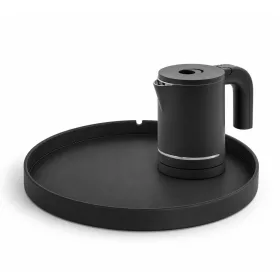   Bentley Maroa Tablett (schwarz) + Halo Wasserkocher, 0,6 l (mattschwarz) – Set