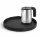 Bentley Maroa Tablett (schwarz) + Halo Wasserkocher, 0,8 l (Edelstahl) – Set
