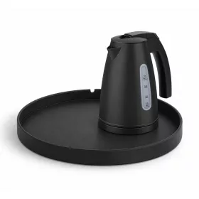   Bentley Maroa Tablett (schwarz) + Saffron View Wasserkocher, 1 l (mattschwarz) – Set