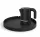 Bentley Maroa Tablett (schwarz) + Halo Wasserkocher, 1 l (schwarz) – Set
