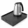 Bentley Stromboli Tablett (schwarz) + Saffron View Wasserkocher, 1 l (Edelstahl) – Set