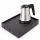 Bentley Stromboli Tablett (schwarz) + Coral Wasserkocher, 0,5 l (Edelstahl) – Set
