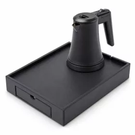   Bentley Stromboli Tablett (schwarz) + Coral Wasserkocher, 0,5 l (mattschwarz) – Set