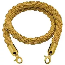 Arany csavart kordonkötél, 160cm (CSKAA)