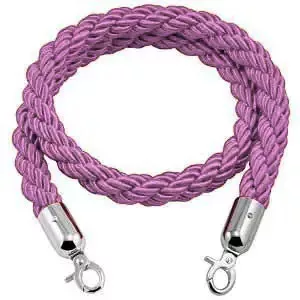 Pink csavart kordonkötél, 160cm (CSKRK)