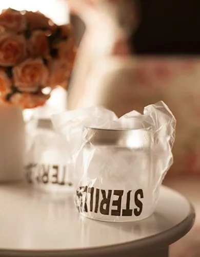 Plastiktüte für Brillen (steril)