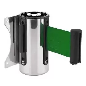 Fali tokmány fém, zöld szalaggal, 5m, 5m (FTKZ)