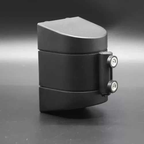 Fekete fali tokmány műanyag, sárga-fekete szalaggal, 5m, 5m (FTMFM)