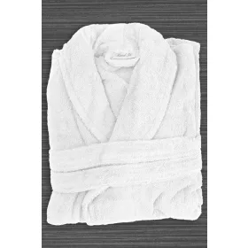 Bademantel, weiß, Frottee, Größe 3XL