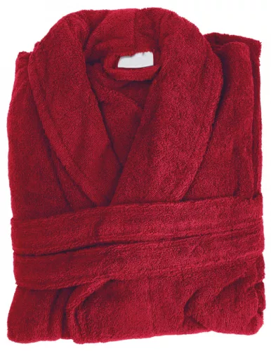 Bademantel in der Farbe BURGUNDY 20859 Größe 2XL