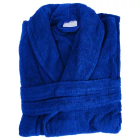 Bademantel in der Farbe KÖNIGSBLAU 5198 Größe L