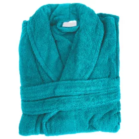 Bademantel farbig PETROL 40127 Größe L