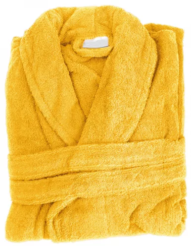 Robe in der Farbe Sonnengelb 1977 Größe XL