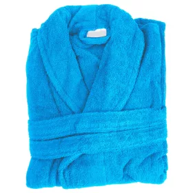 Bademantel in TÜRKIS 3470 XL Größe