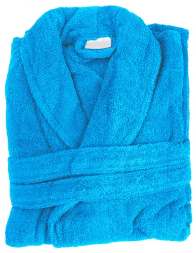 Bademantel in TÜRKIS 3470 XL Größe
