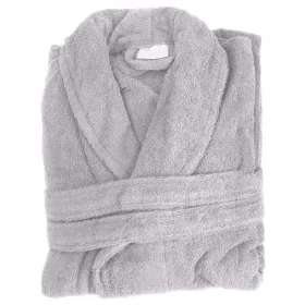 Bademantel in der Farbe HELLGRAU 7340 Größe XL