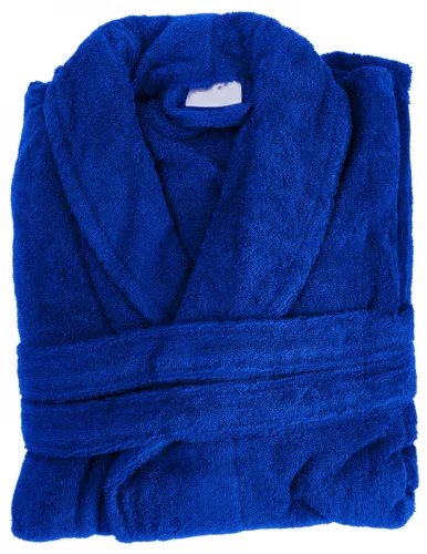 Bademantel in der Farbe KÖNIGSBLAU 5198 Größe M