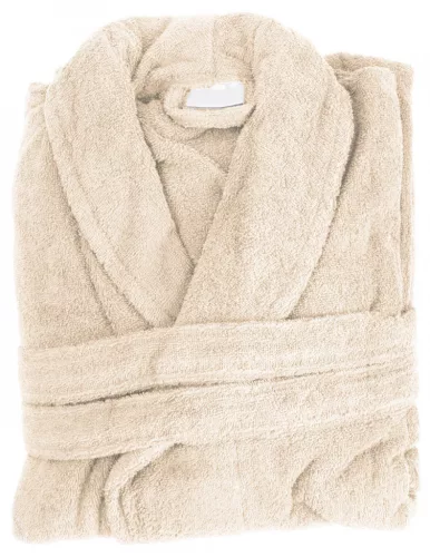 Bademantel ecru 0260 Größe 3XL