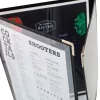 Bistro-Speisekartenhülle A5, 3 Blätter, ausklappbar
