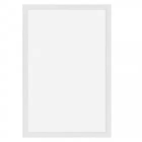   Securit Kreidetafel 40 × 60 cm, weiß lackierter Rahmen in Holzoptik