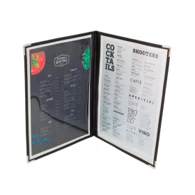 Bistro étlaptartó, 2 lapos, A5 méretű