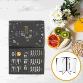 Bistro étlaptartó, 4 lapos, A4 méretű