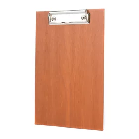 Csipeszes étlaptartó, famintás, A5 méretű