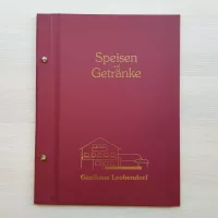 Schraubbare Speisekartenhalter