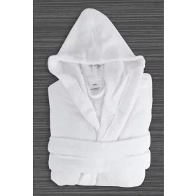 KINDERMANTEL WEISSES FROTTEE GRÖSSE 10-12