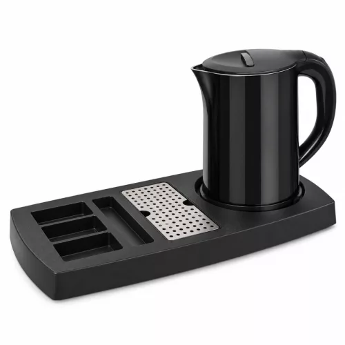 HOBBB Nakskov Tablett + Køge H1266 Black Wasserkocher, 1,2 l – Set
