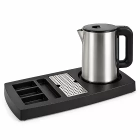   HOBBB Nakskov Tablett + Randers K108 Wasserkocher, 1 l – Set