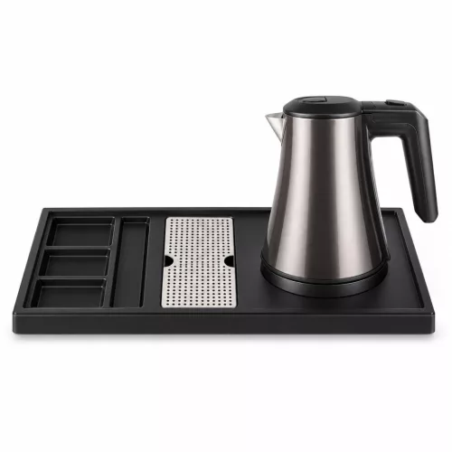 HOBBB Gentofte Tablett + Fredericia H1208 Gun Wasserkocher, 0,8 l – Set