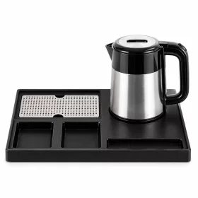   HOBBB Charlottenlund Tablett + Birkerød H1015 Wasserkocher, 1 l – Set
