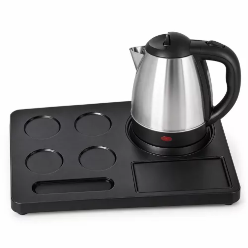 HOBBB Hadsund Tablett + Silkeborg H1202 Wasserkocher, 1,2 l – Set