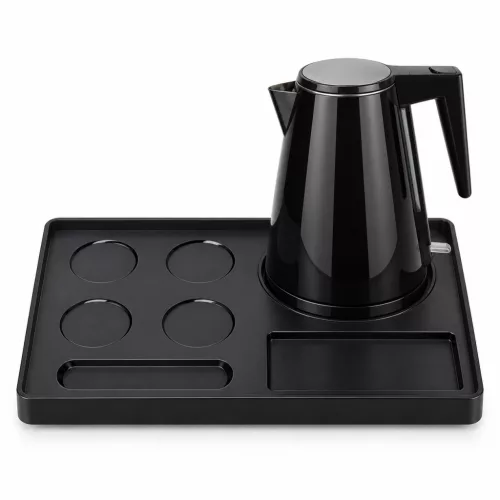 HOBBB Hadsund Tablett + Holstebro H1206 Black Wasserkocher, 1,2 l – Set