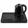 HOBBB Hadsund Tablett + Viborg H2002 Black Wasserkocher, 1,2 l – Set