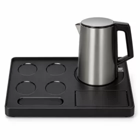   HOBBB Hadsund Tablett + Horsens K107 Wasserkocher, 1 l – Set
