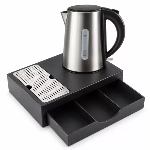HOBBB Sæby Tablett + Skive H1206-1 Wasserkocher, 1 l – Set