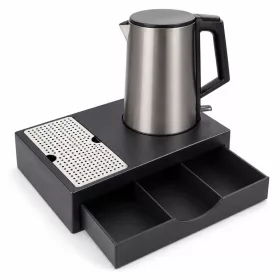 HOBBB Sæby Tablett + Horsens K107 Wasserkocher, 1 l – Set
