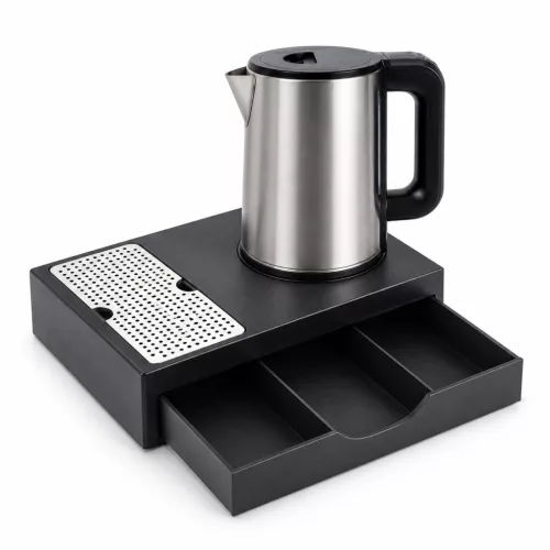 HOBBB Sæby Tablett + Randers K108 Wasserkocher, 1 l – Set