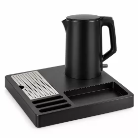  HOBBB Assens Tablett + Skagen H1012 Wasserkocher, 1 l – Set