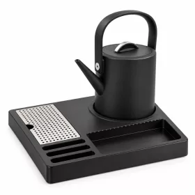 HOBBB Assens Tablett + K102 Wasserkocher, 1 l – Set