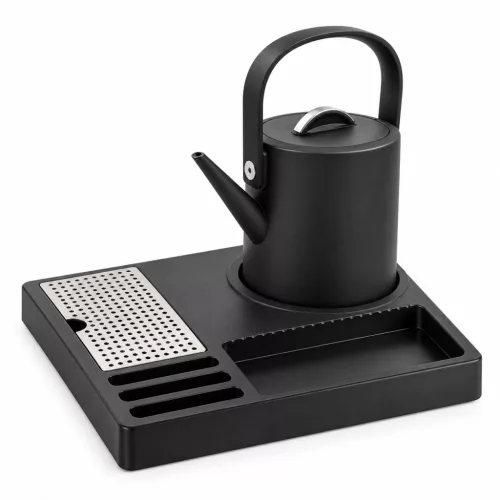 HOBBB Assens Tablett + K102 Wasserkocher, 1 l – Set