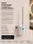 Premium-WC-Bürste mit Halter und Glaseinsatz – Messing, verchromt