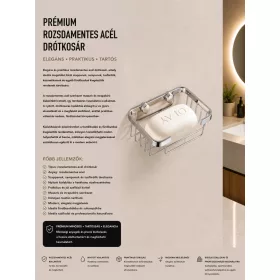 Premium-Drahtkorb aus Edelstahl