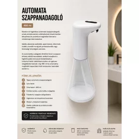 Automatischer Seifenspender – weiß, 480 ml