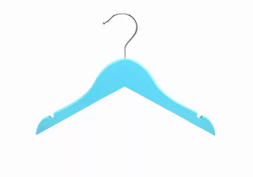 Children's multifunctional wooden coat hanger