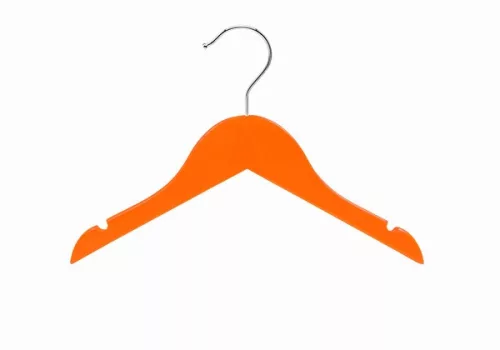 Children's multifunctional wooden coat hanger