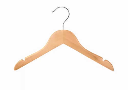 Children's multifunctional wooden coat hanger