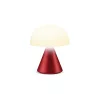 Lexon Mina Mini Led Lamp - dark red